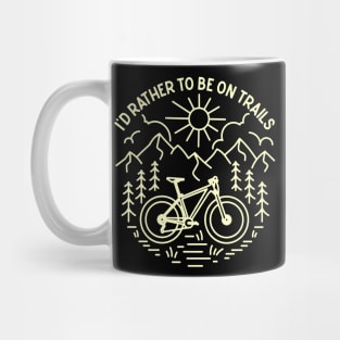 Ride Bike on Trails Mug